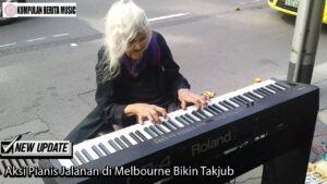 Aksi Pianis Jalanan di Melbourne Bikin Takjub