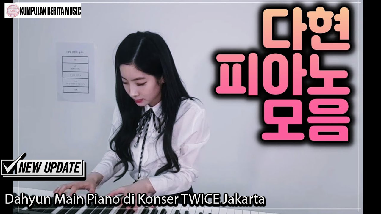 Dahyun Main Piano di Konser TWICE Jakarta