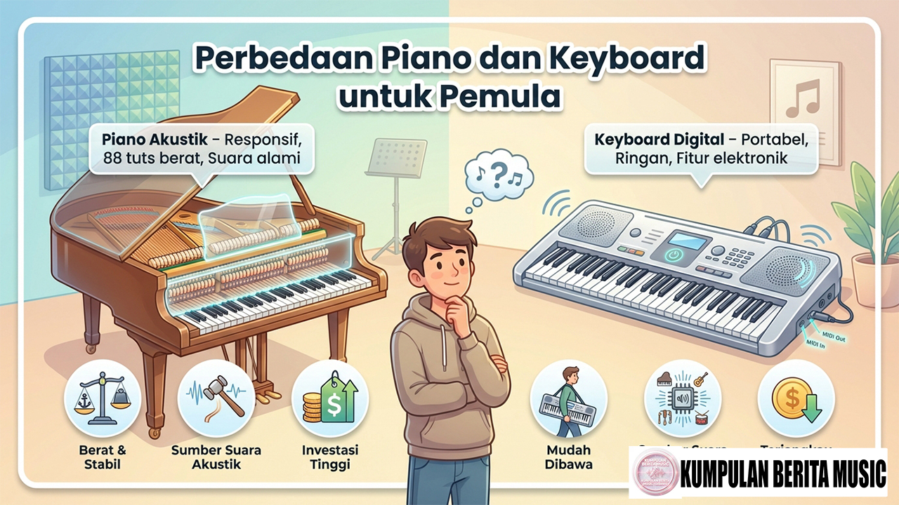 Perbedaan Piano