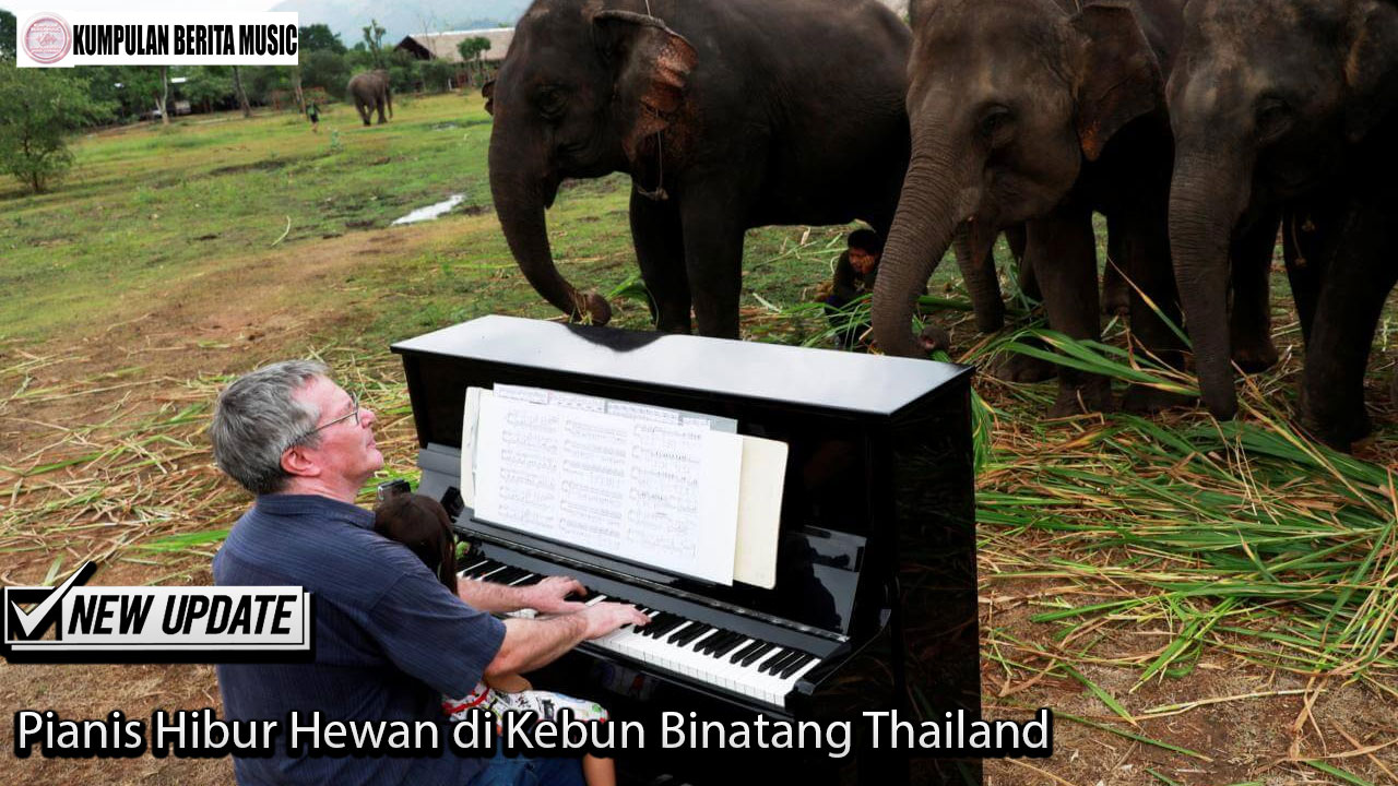 Pianis Hibur Hewan di Kebun Binatang Thailand