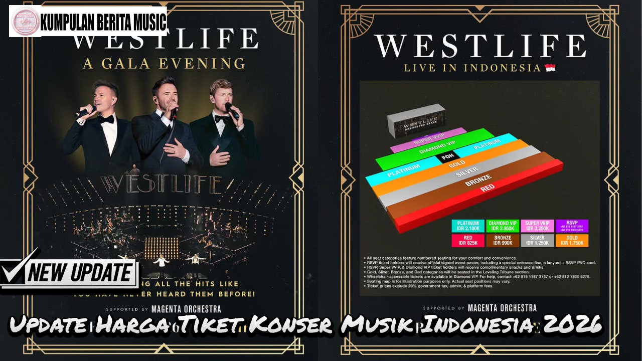 Update Harga Tiket Konser Musik Indonesia 2026