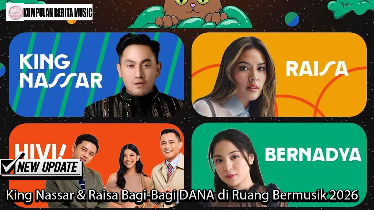 King Nassar & Raisa Bagi-Bagi DANA di Ruang Bermusik 2026