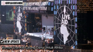 Konser Live Aid Galang Dana Untuk Afrika