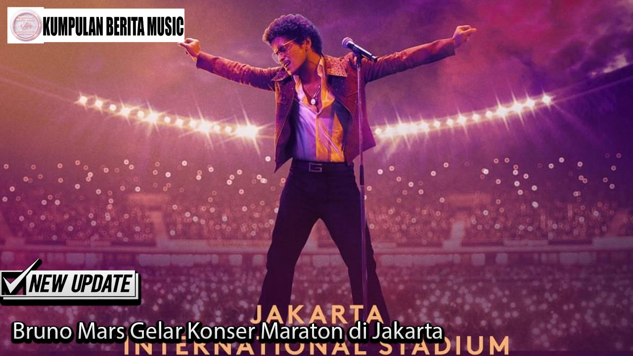 Bruno Mars Gelar Konser Maraton di Jakarta