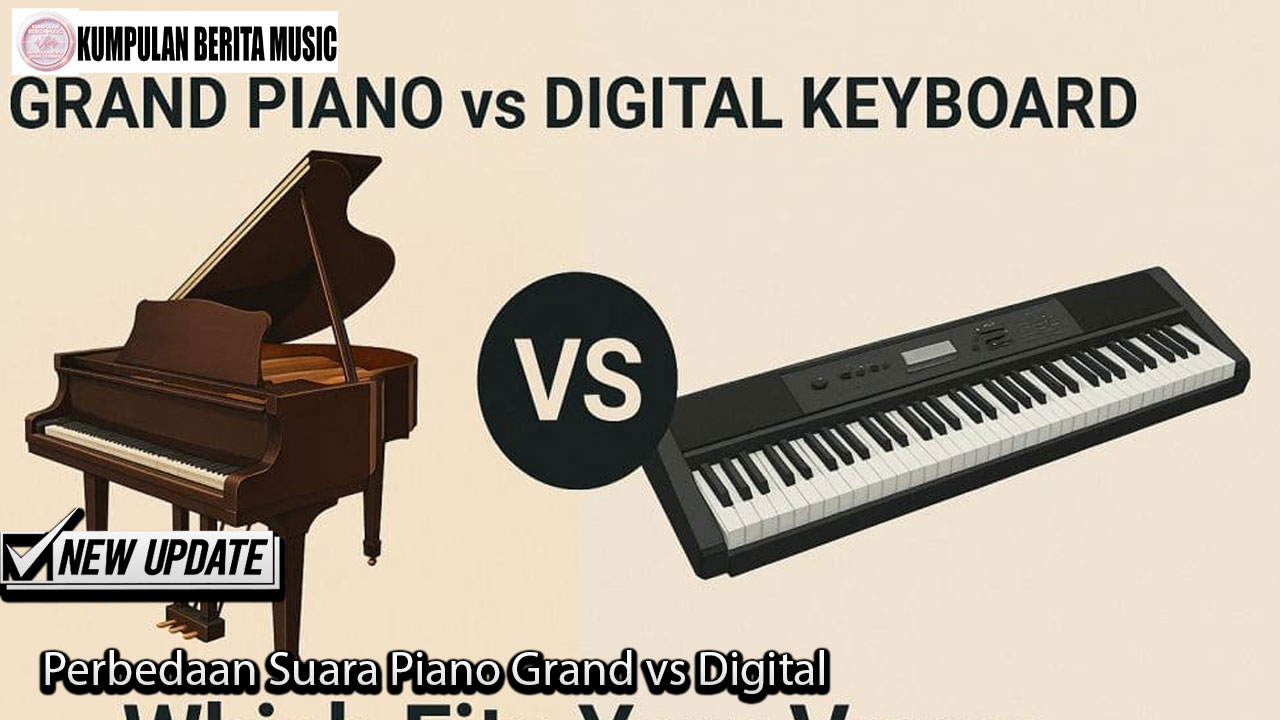 Perbedaan Suara Piano Grand vs Digital