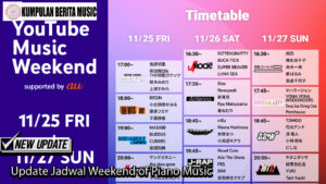 Update Jadwal Weekend of Piano Music