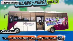 Transportasi Gratis bagi Pemegang Tiket Festival Piano